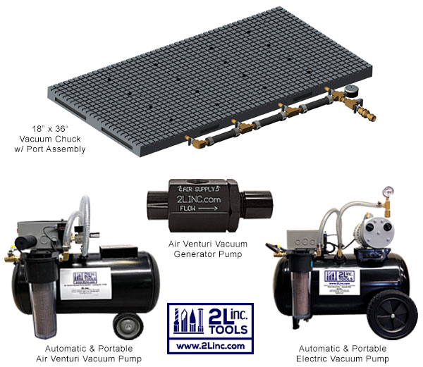 18x36 Complete Vacuum Workholding Systems